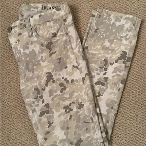Blanknyc Light Camo Skinny Midrise Crop Denim Pant